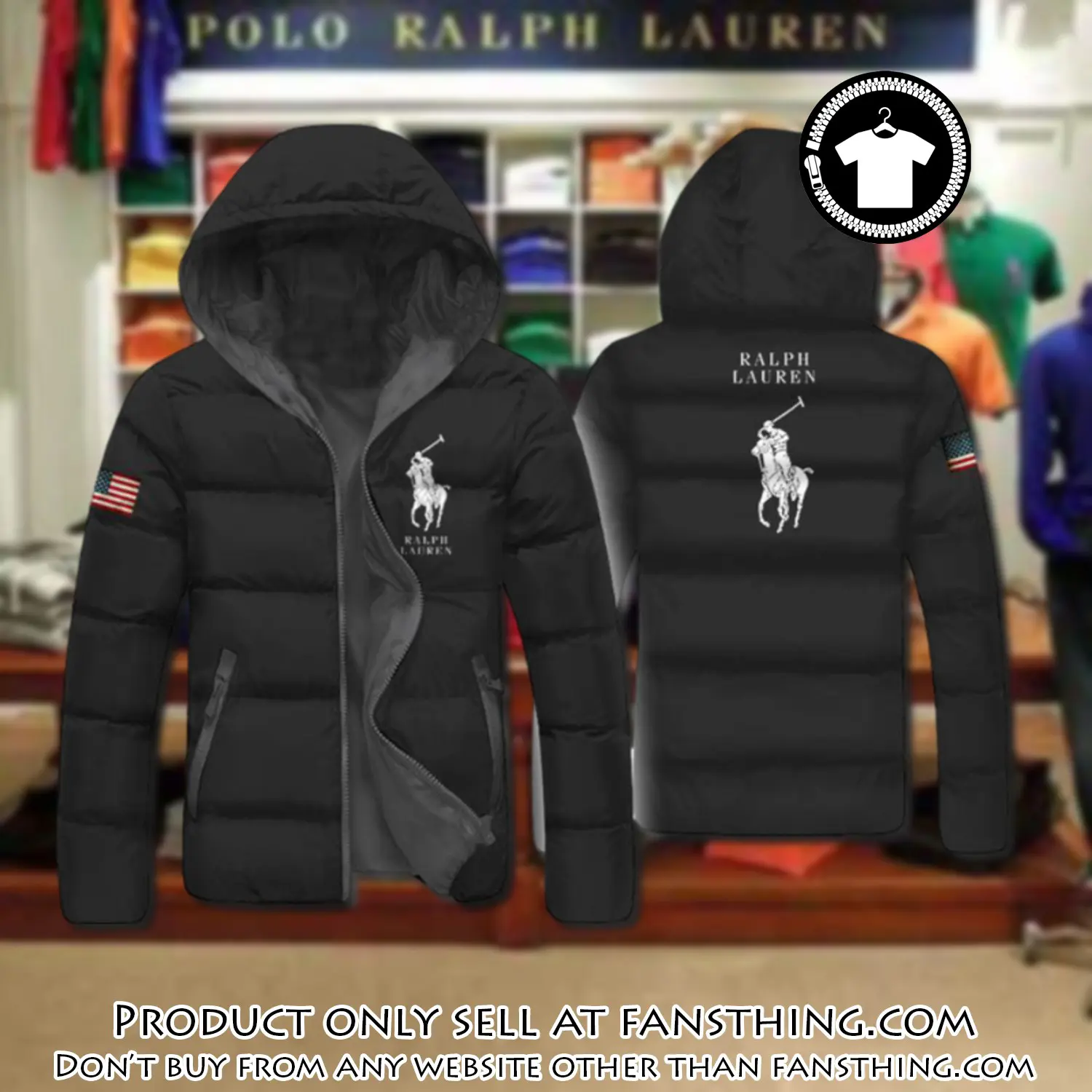 Ralph lauren downfilled coat ultralight down jacket outdoor jacket warm outwear dfj1019 fst0255069